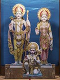 Shri Sita-Ram Dev and Shri Hanumanji